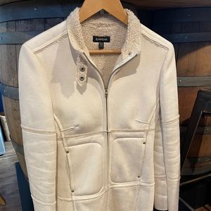 Bebe Faux Shearling Coat